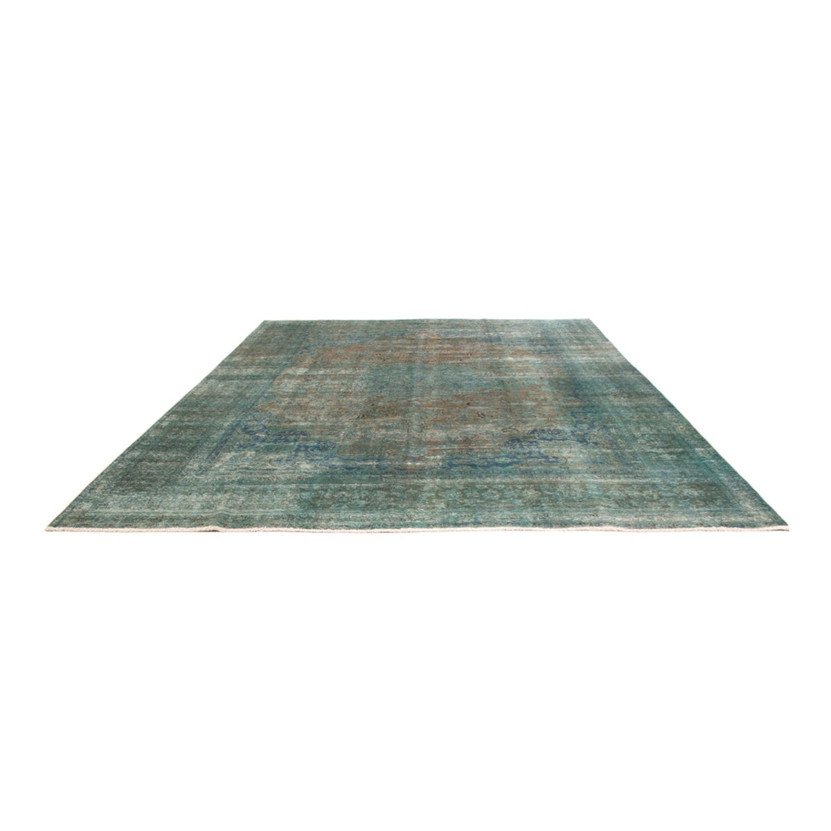 Alfombra Vintage - 375 x 285 cm - azul oscuro