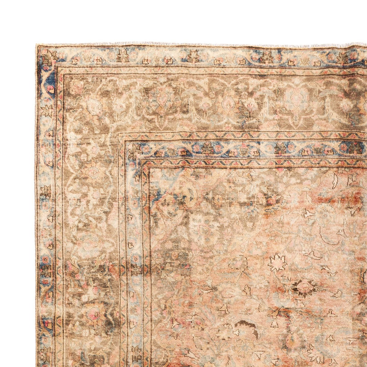 Alfombra Vintage - 368 x 281 cm - beige oscuro