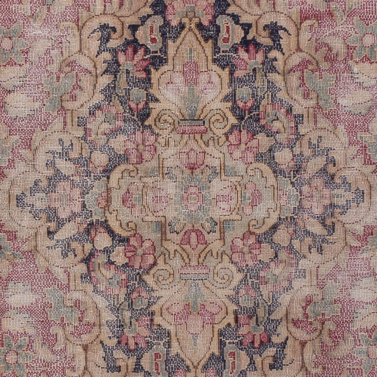Alfombra Vintage - 276 x 197 cm - púrpura