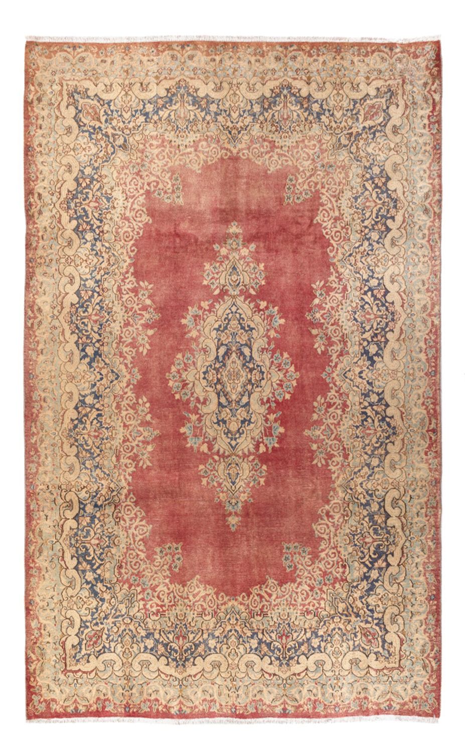 Alfombra Vintage - 304 x 192 cm - rojo claro