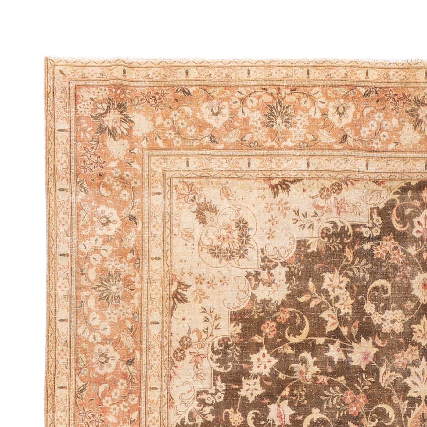 Alfombra Vintage - 335 x 235 cm - beige oscuro