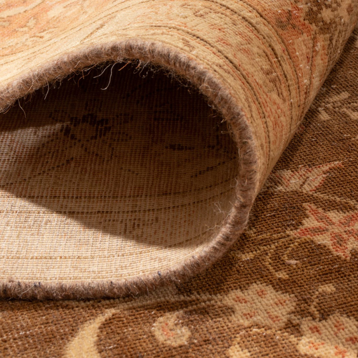 Alfombra Vintage - 335 x 235 cm - beige oscuro