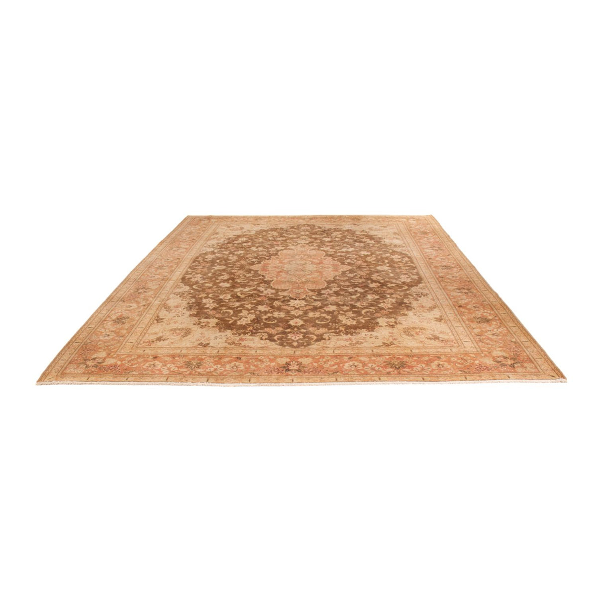Alfombra Vintage - 335 x 235 cm - beige oscuro