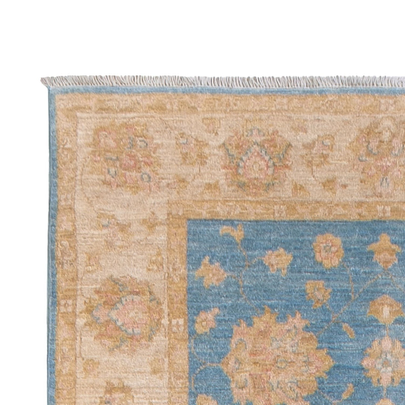 Alfombra de pasillo Alfombra Ziegler - 394 x 124 cm - azul