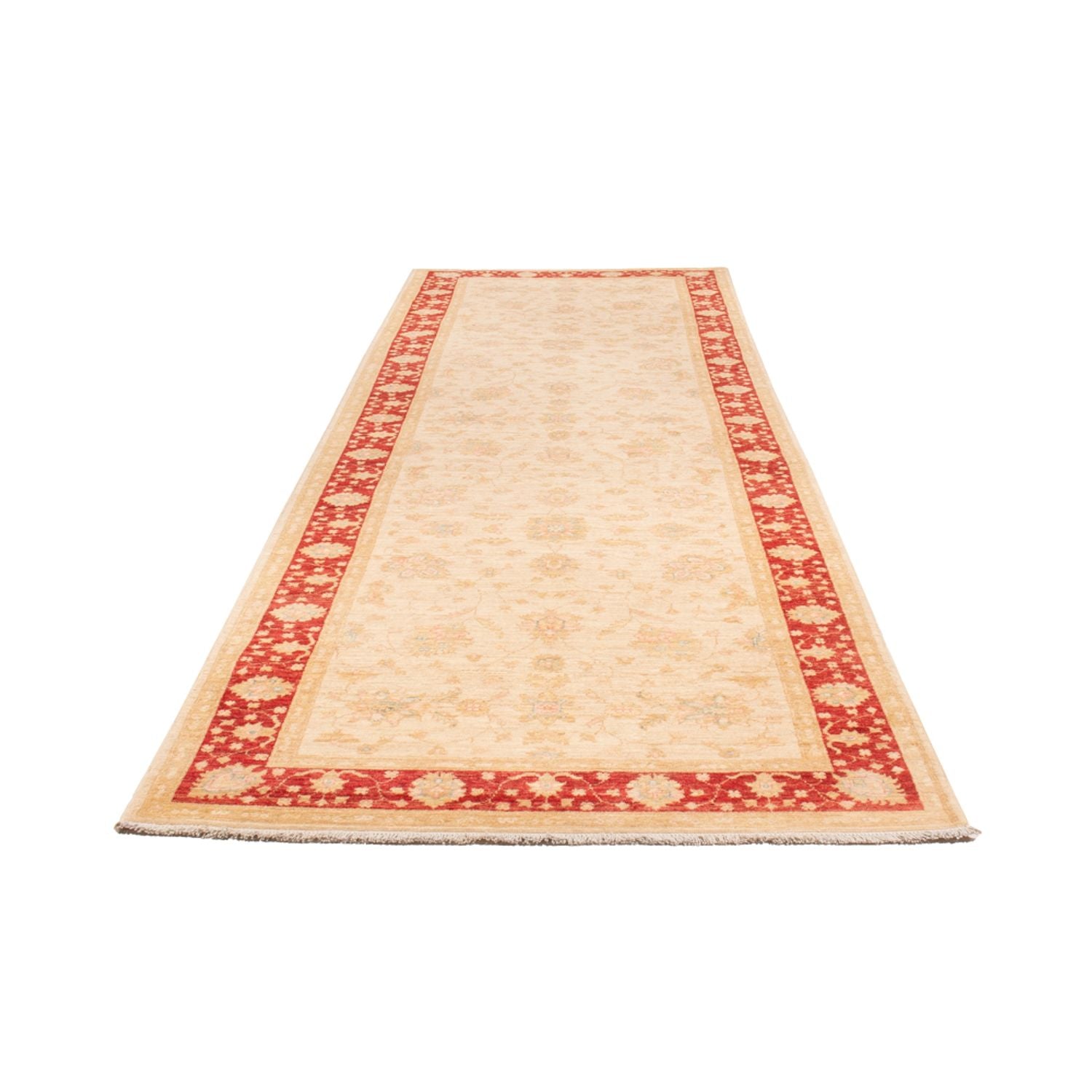 Alfombra de pasillo Alfombra Ziegler - 394 x 121 cm - beige