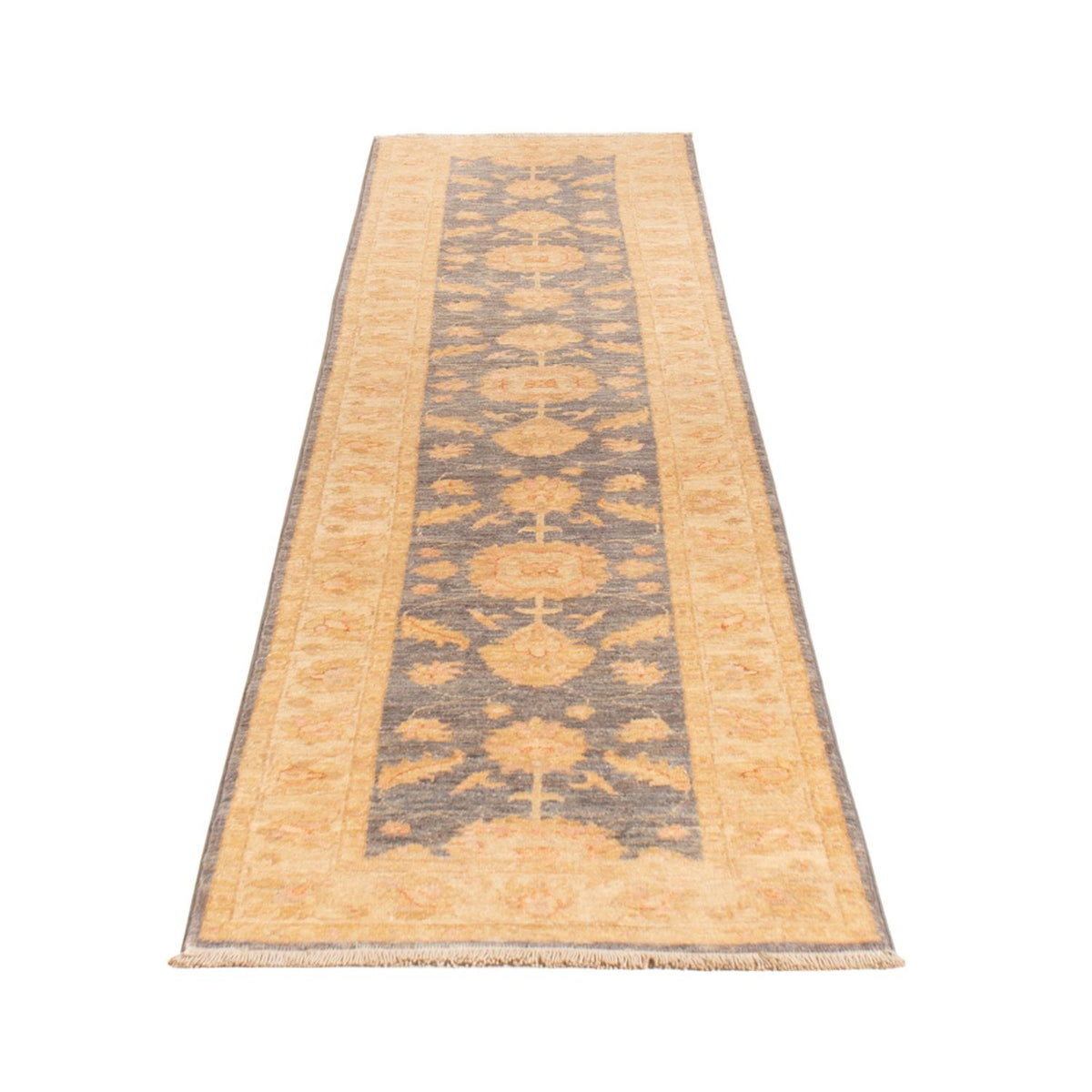 Alfombra de pasillo Alfombra Ziegler - 295 x 61 cm - azul petróleo