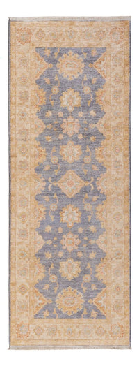 Alfombra de pasillo Alfombra Ziegler - 198 x 72 cm - azul petróleo