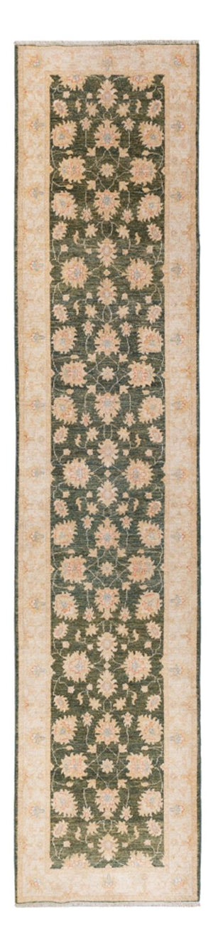 Alfombra de pasillo Alfombra Ziegler - 393 x 83 cm - verde oliva