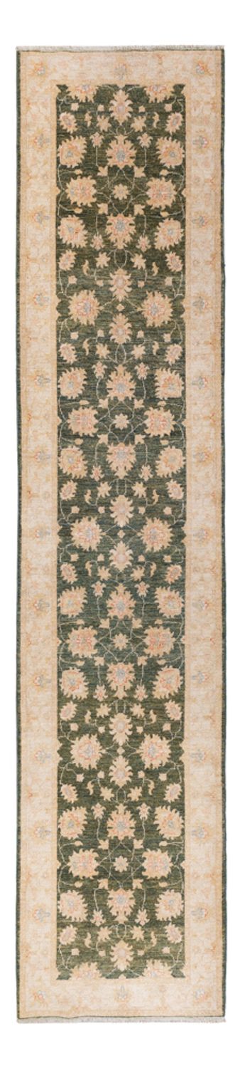 Alfombra de pasillo Alfombra Ziegler - 393 x 83 cm - verde oliva