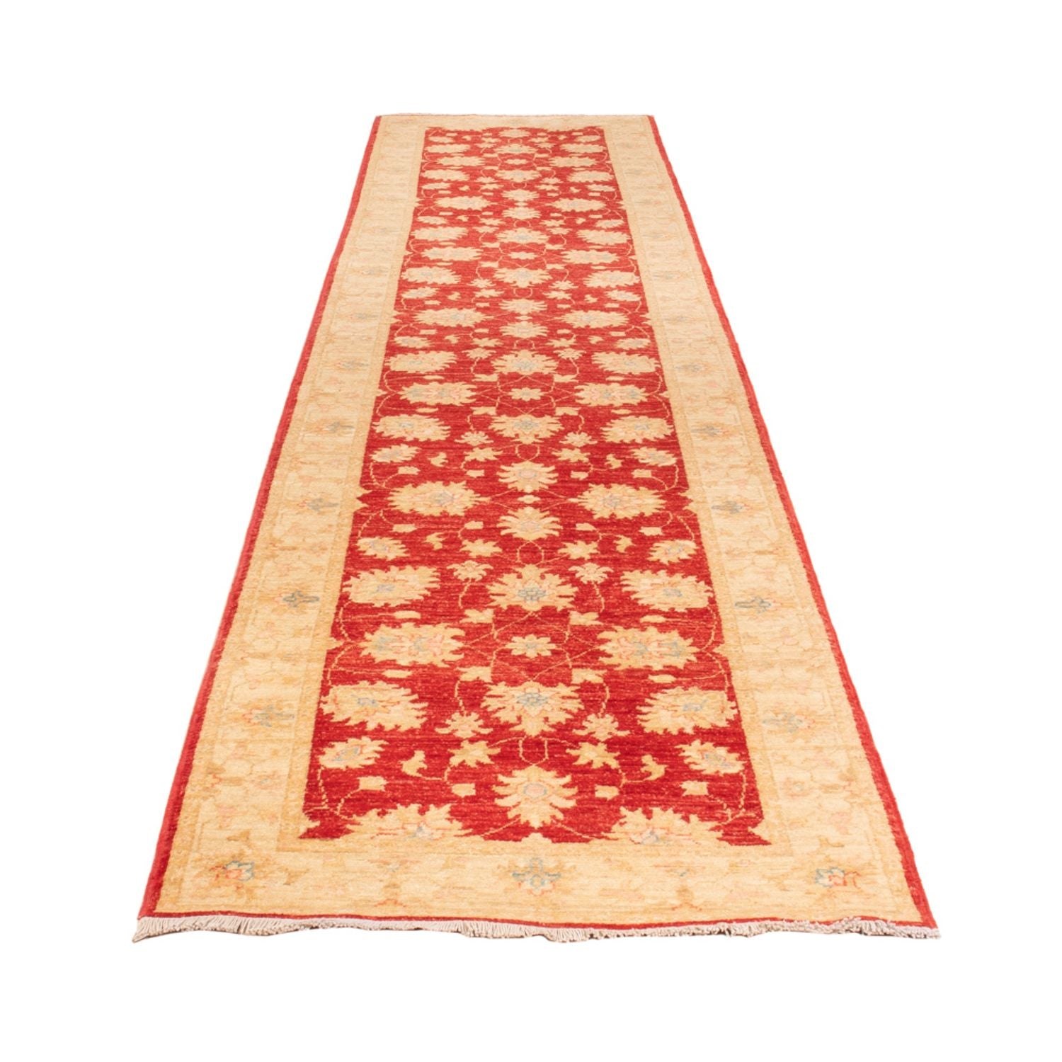 Alfombra de pasillo Alfombra Ziegler - 412 x 83 cm - rojo