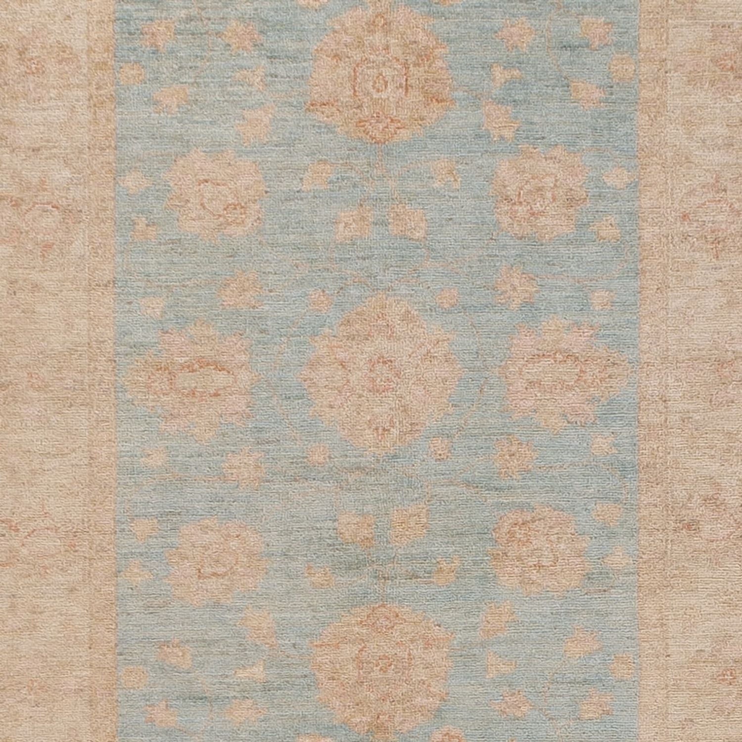 Alfombra de pasillo Alfombra Ziegler - 390 x 103 cm - azul claro