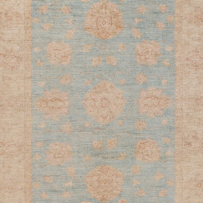 Alfombra de pasillo Alfombra Ziegler - 390 x 103 cm - azul claro
