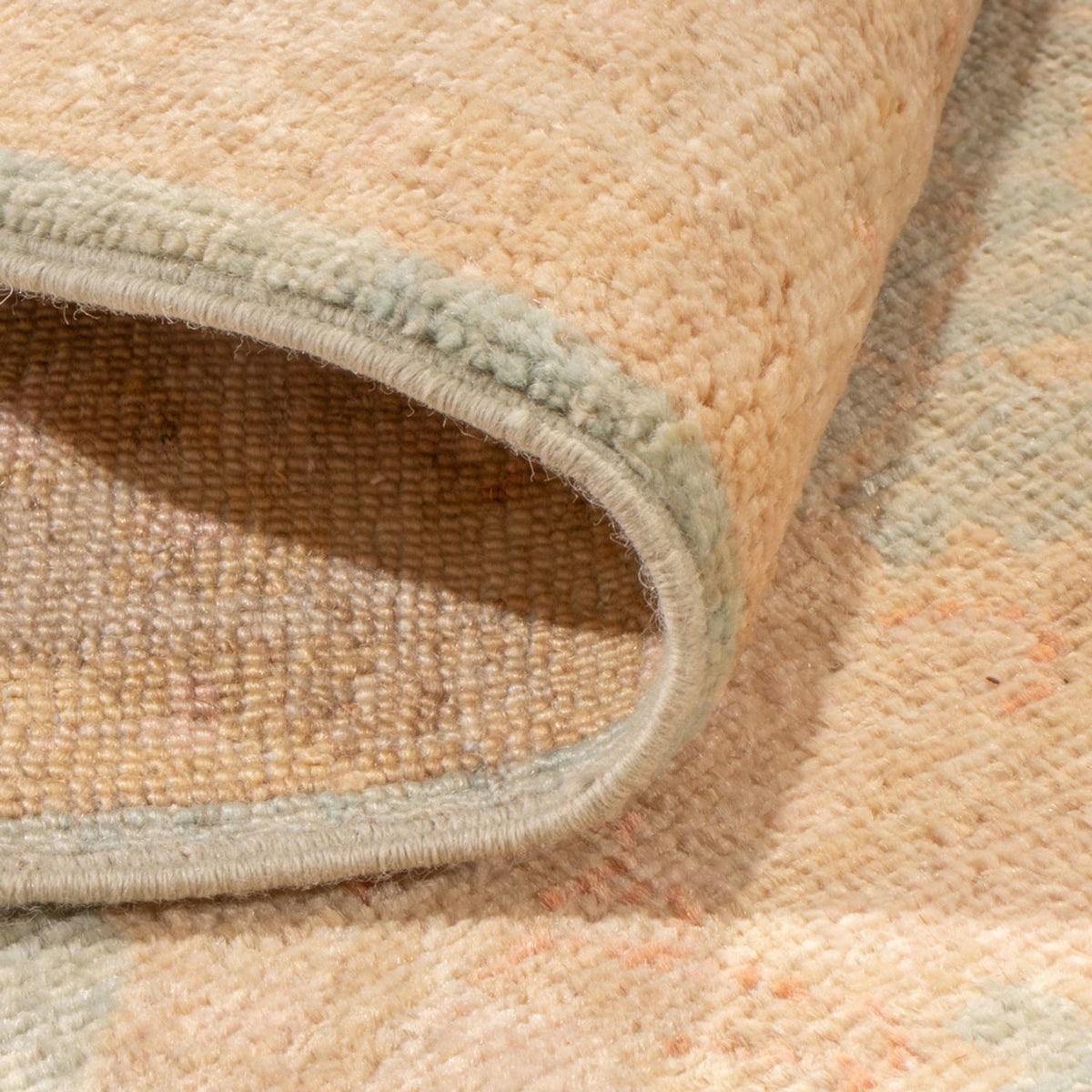 Alfombra de pasillo Alfombra Ziegler - 390 x 103 cm - azul claro