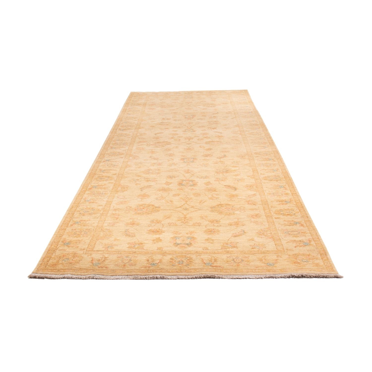 Alfombra de pasillo Alfombra Ziegler - 400 x 128 cm - beige