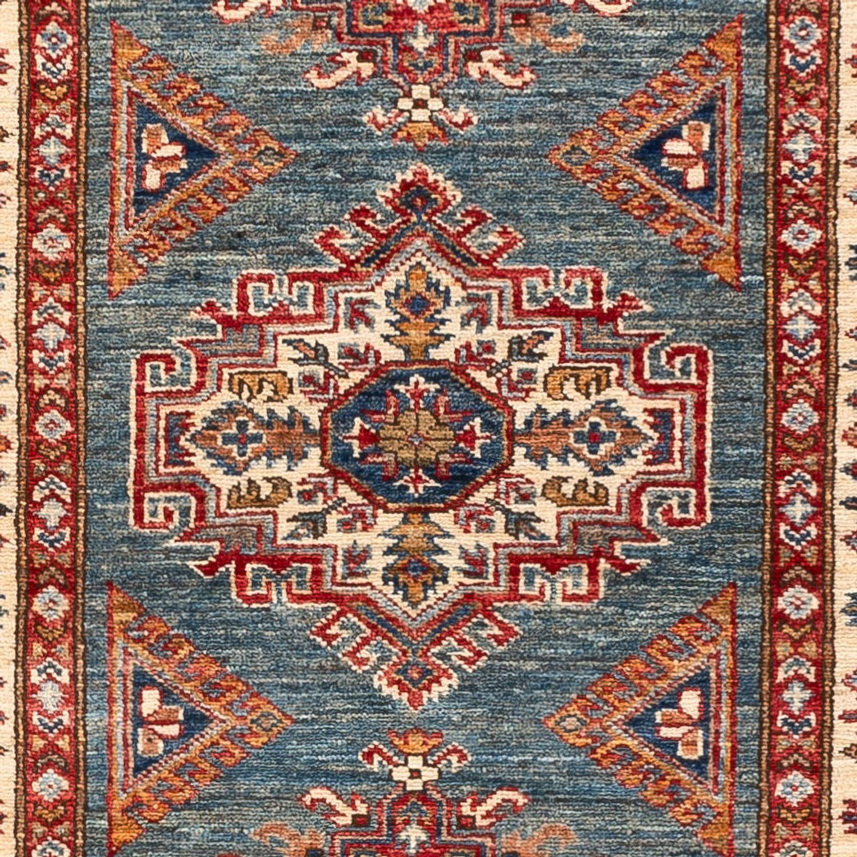 Alfombra de pasillo Alfombra Ziegler - Kazak - 246 x 75 cm - multicolor