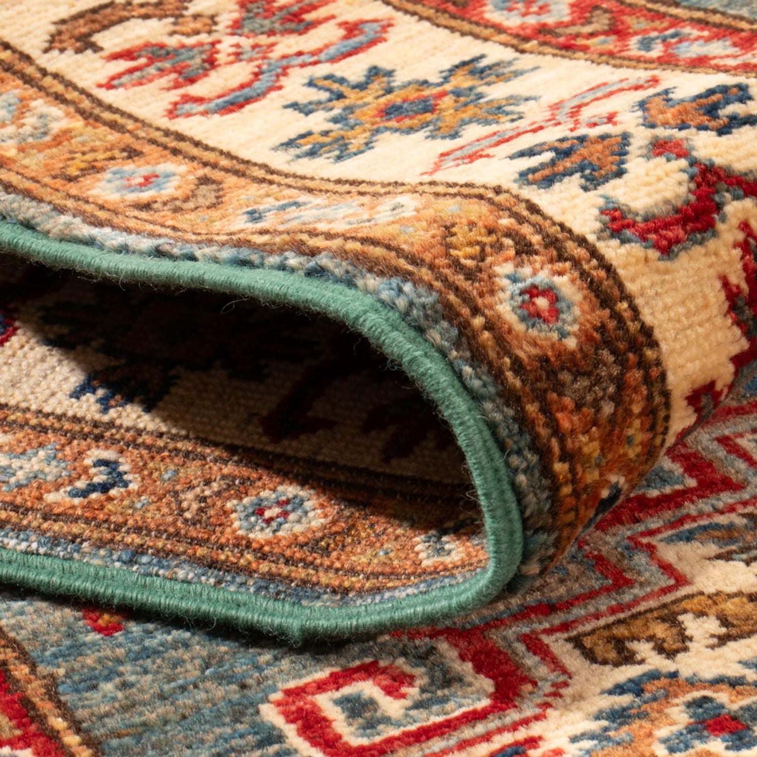 Alfombra de pasillo Alfombra Ziegler - Kazak - 246 x 75 cm - multicolor