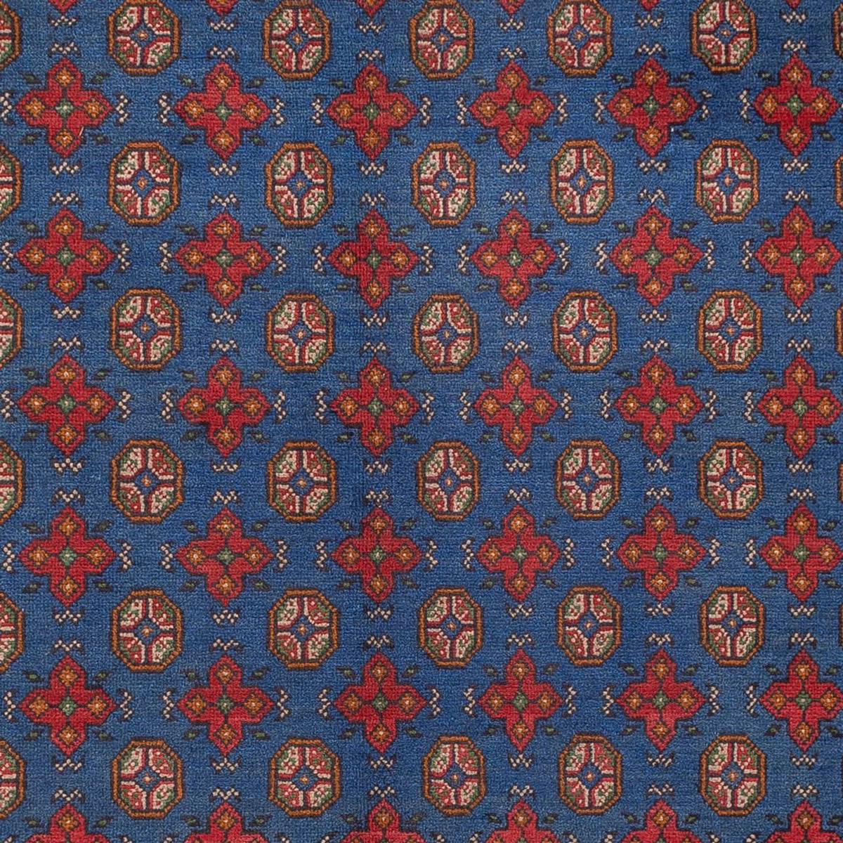 Alfombra afgana - Filpa - 394 x 303 cm - azul