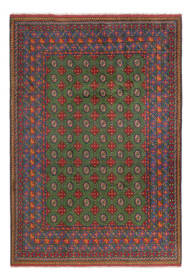 Alfombra afgana - Filpa - 298 x 200 cm - verde