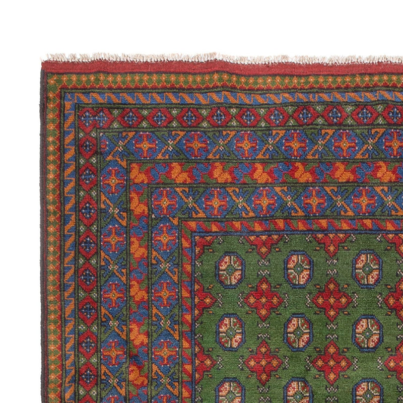 Alfombra afgana - Filpa - 298 x 200 cm - verde