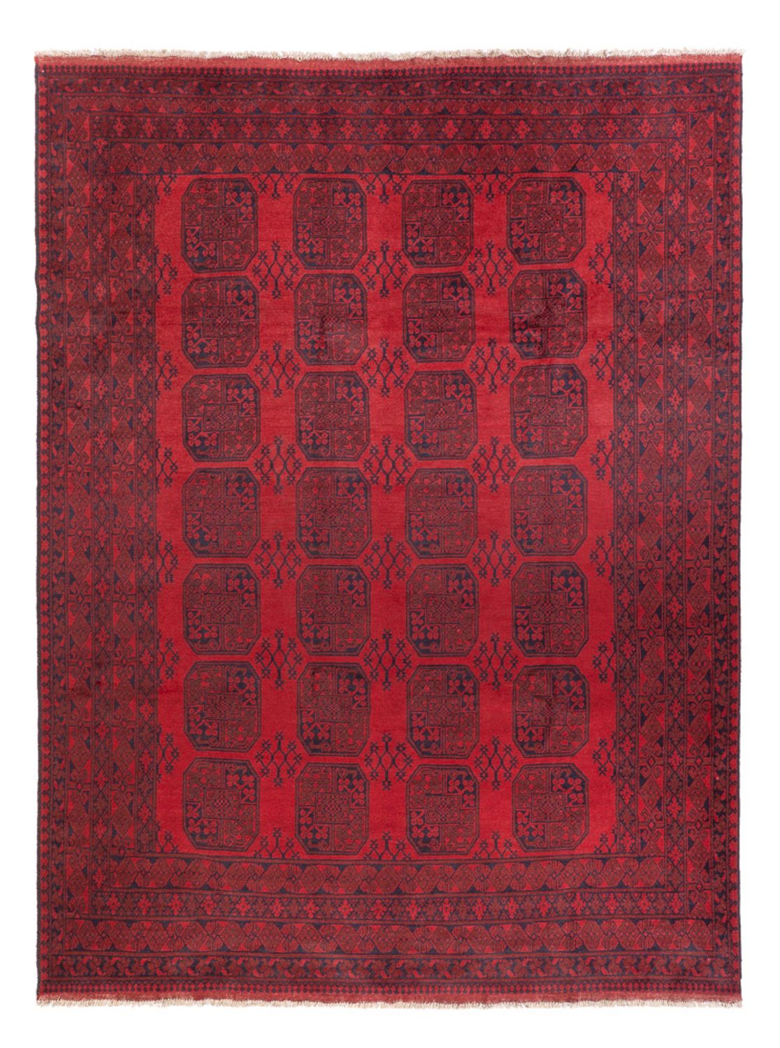 Alfombra afgana - Filpa - 350 x 253 cm - rojo