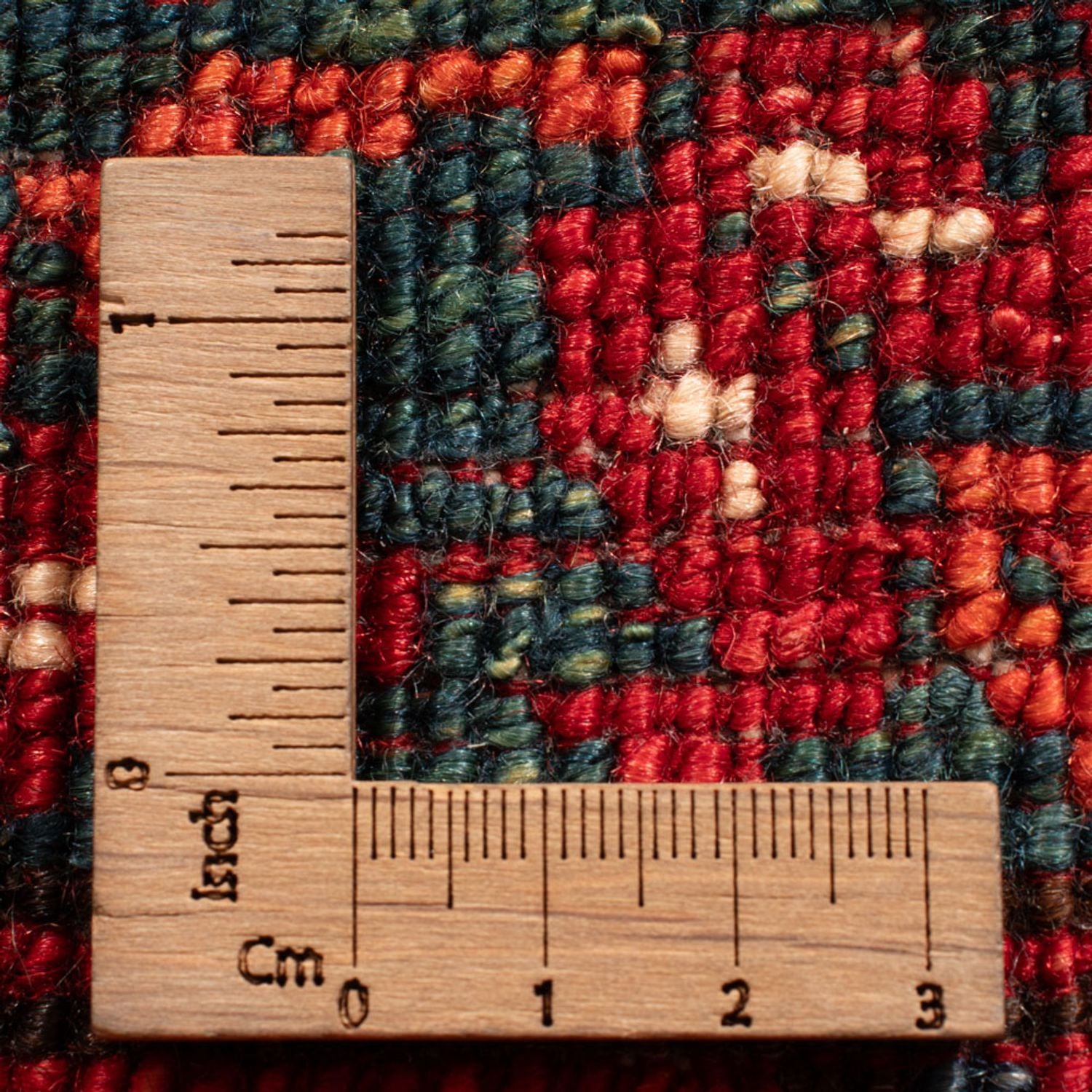 Alfombra de pasillo Alfombra afgana - 216 x 87 cm - rojo