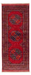 Alfombra de pasillo Alfombra afgana - 220 x 87 cm - rojo