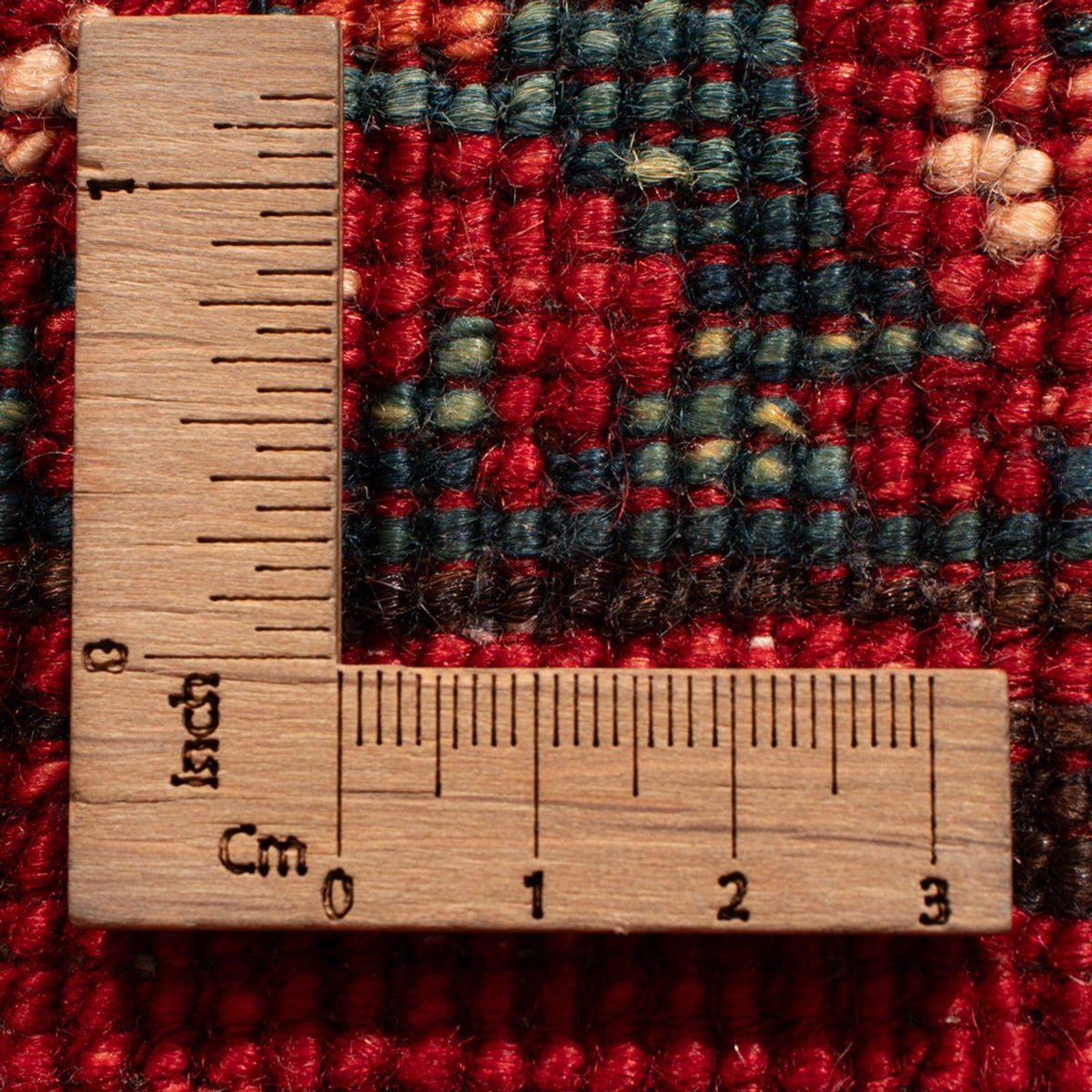 Alfombra de pasillo Alfombra afgana - 220 x 87 cm - rojo