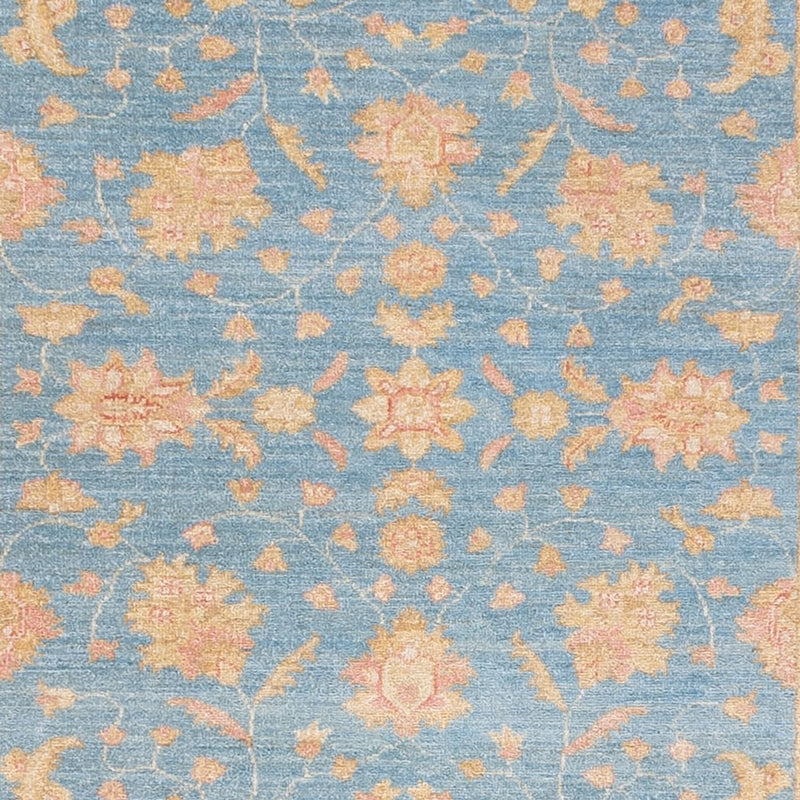 Alfombra de pasillo Alfombra Ziegler - 332 x 119 cm - azul claro