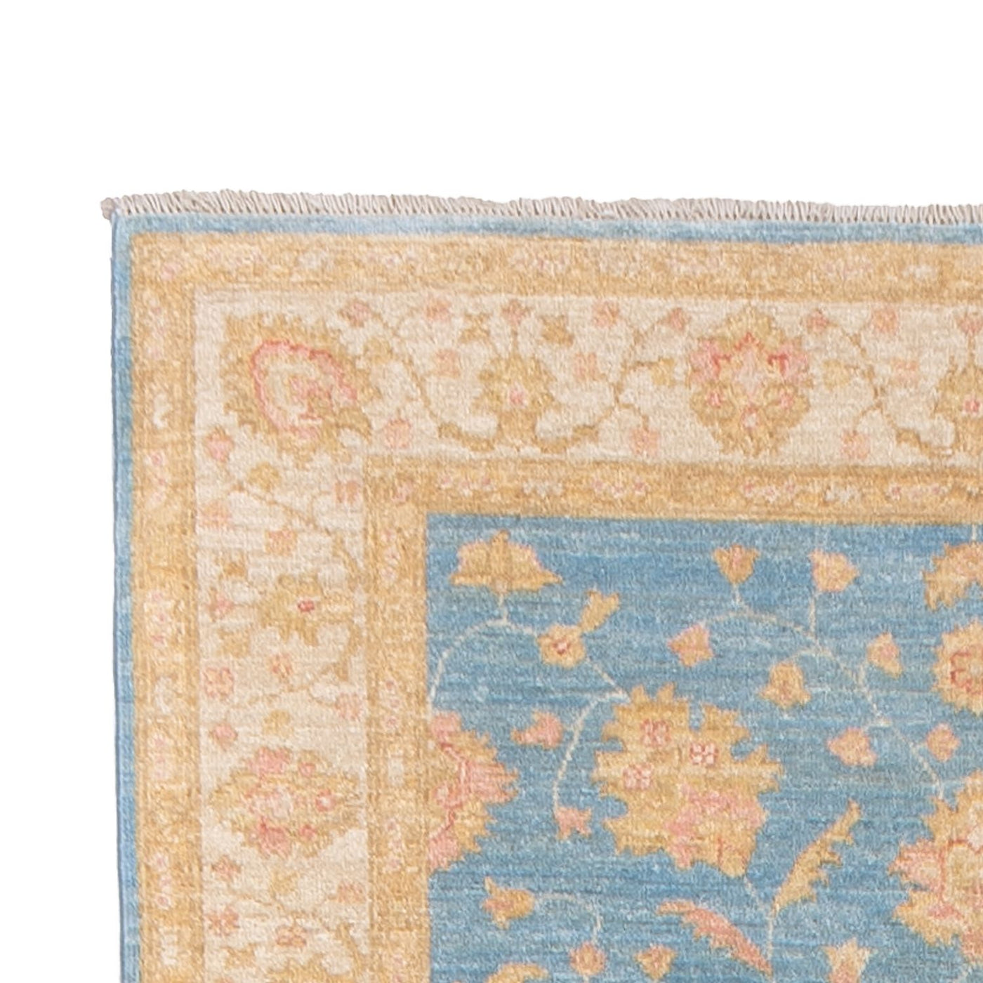 Alfombra de pasillo Alfombra Ziegler - 332 x 119 cm - azul claro