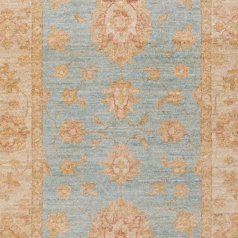 Alfombra de pasillo Alfombra Ziegler - 299 x 80 cm - azul claro