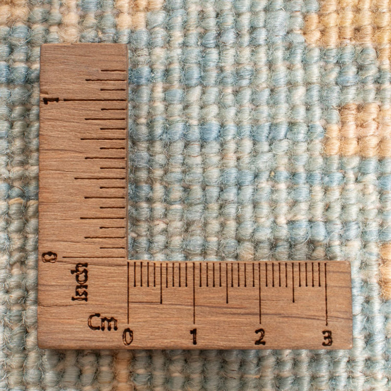 Alfombra de pasillo Alfombra Ziegler - 394 x 82 cm - azul claro