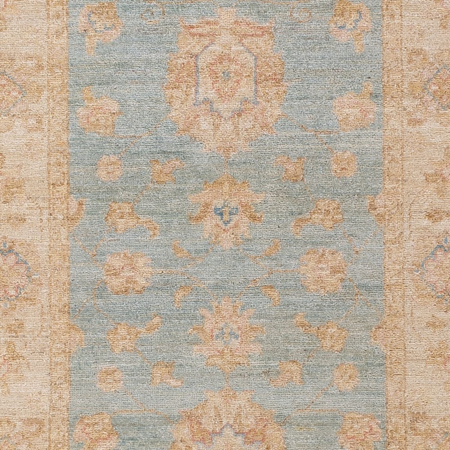Alfombra de pasillo Alfombra Ziegler - 293 x 84 cm - azul claro