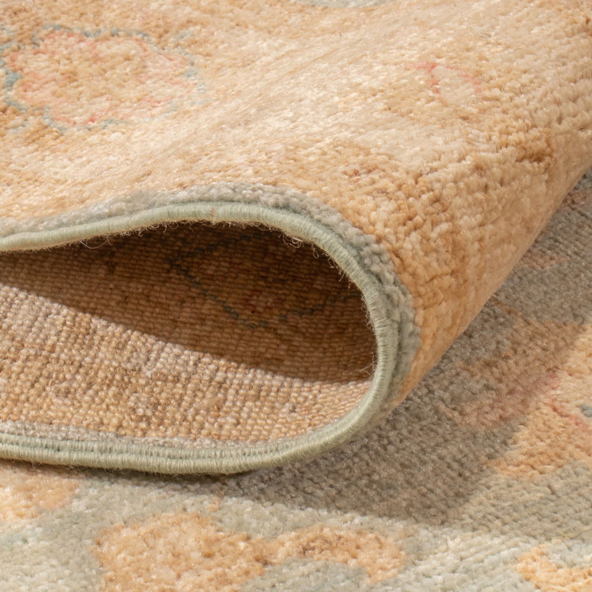 Alfombra de pasillo Alfombra Ziegler - 293 x 84 cm - azul claro