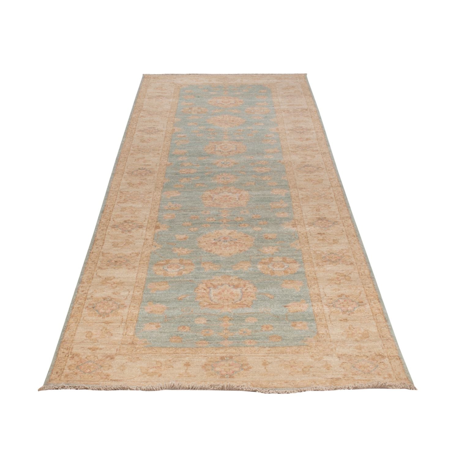 Alfombra de pasillo Alfombra Ziegler - 293 x 84 cm - azul claro