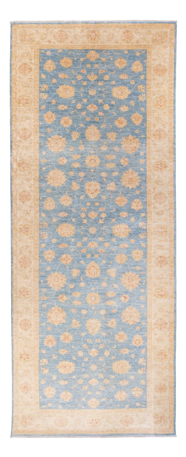 Alfombra de pasillo Alfombra Ziegler - 412 x 154 cm - azul claro