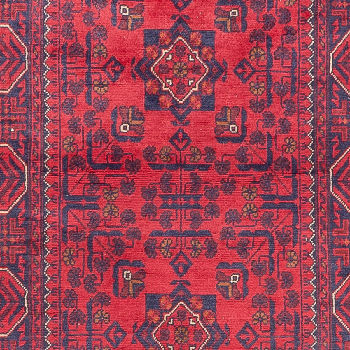 Alfombra de pasillo Alfombra afgana - Kunduz - 945 x 78 cm - rojo
