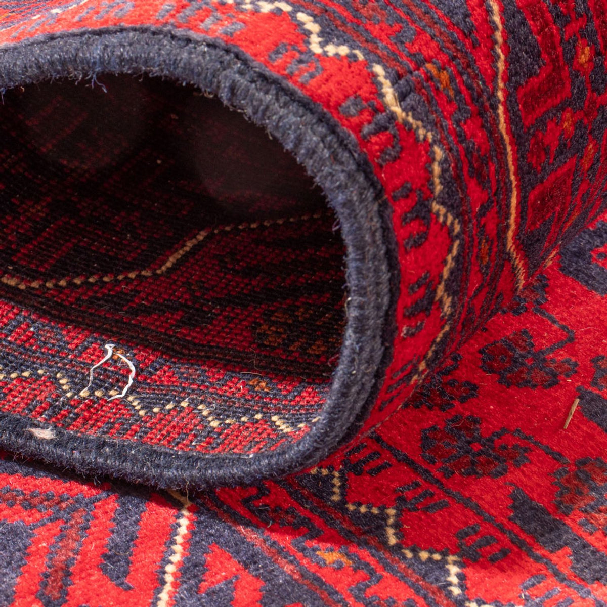 Alfombra de pasillo Alfombra afgana - Kunduz - 945 x 78 cm - rojo