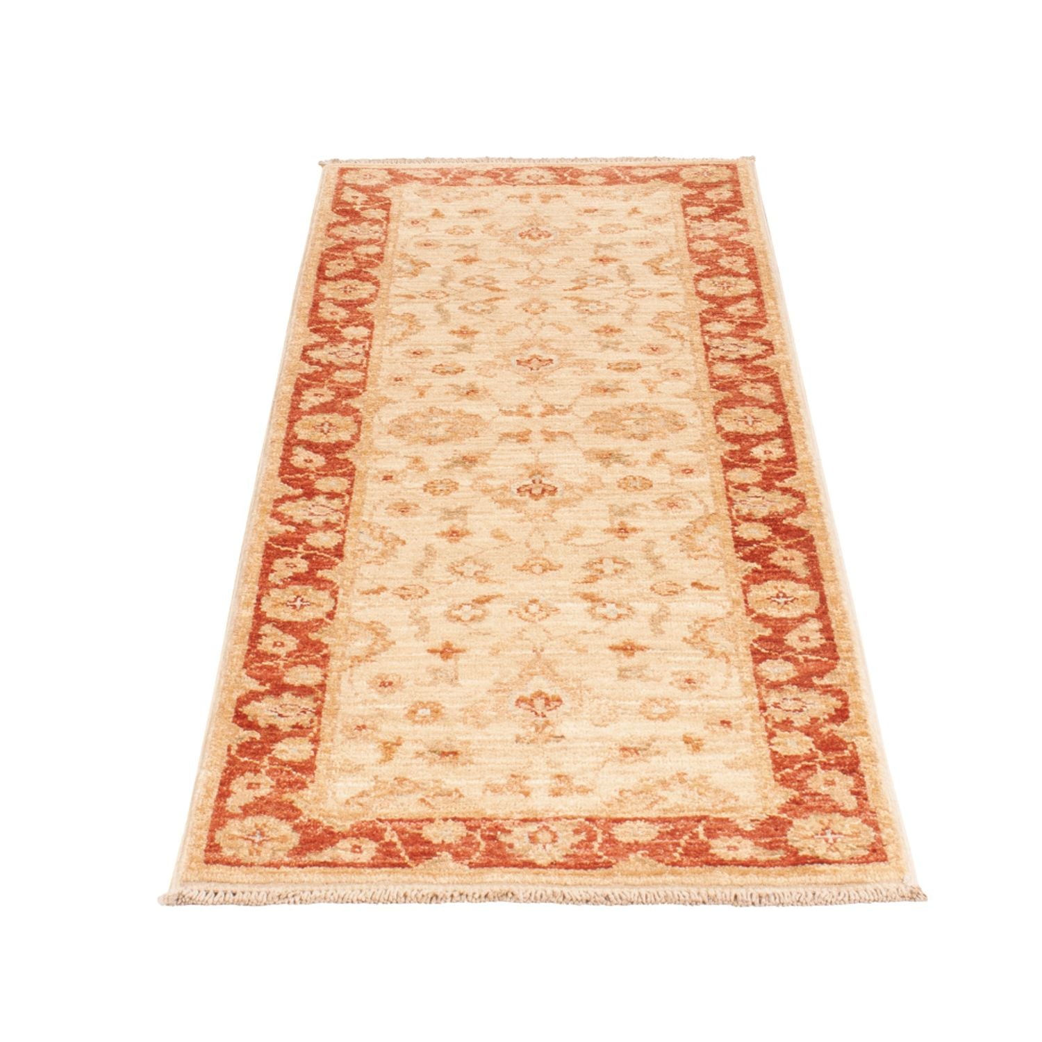 Alfombra de pasillo Alfombra Ziegler - 141 x 48 cm - beige