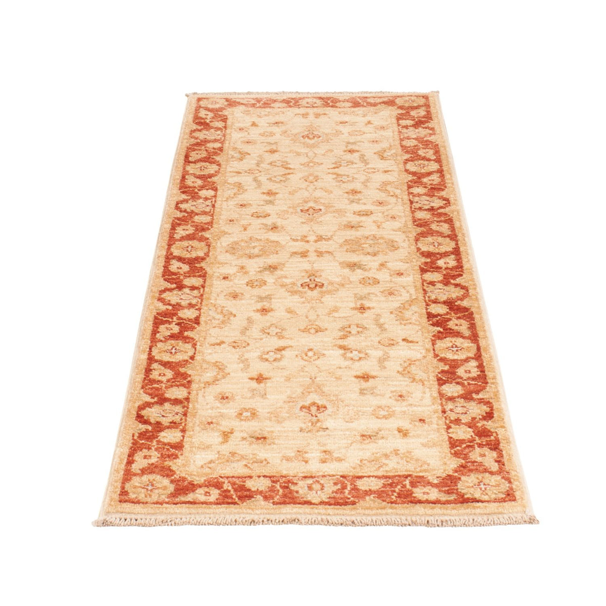 Alfombra de pasillo Alfombra Ziegler - 141 x 48 cm - beige