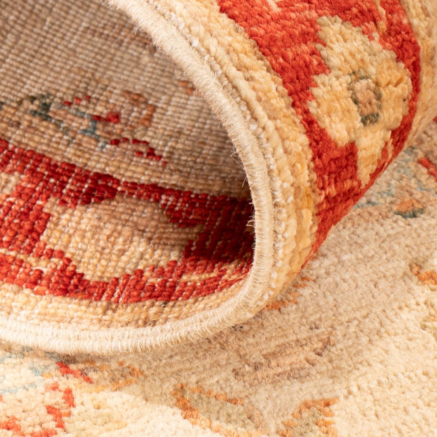 Alfombra de pasillo Alfombra Ziegler - 146 x 58 cm - beige