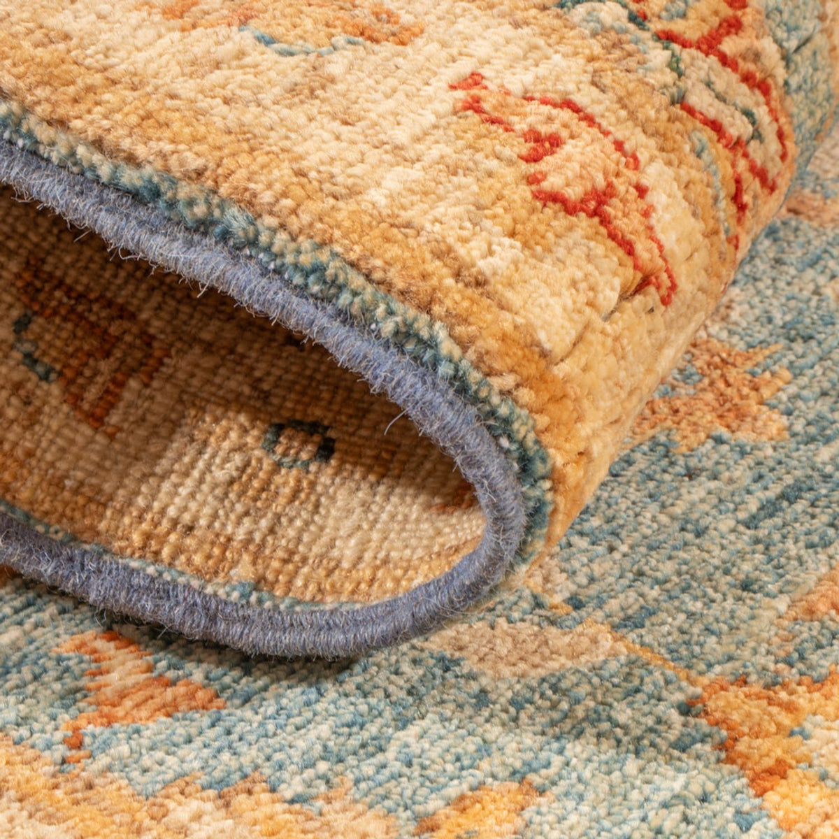 Alfombra de pasillo Alfombra Ziegler - 147 x 50 cm - turquesa