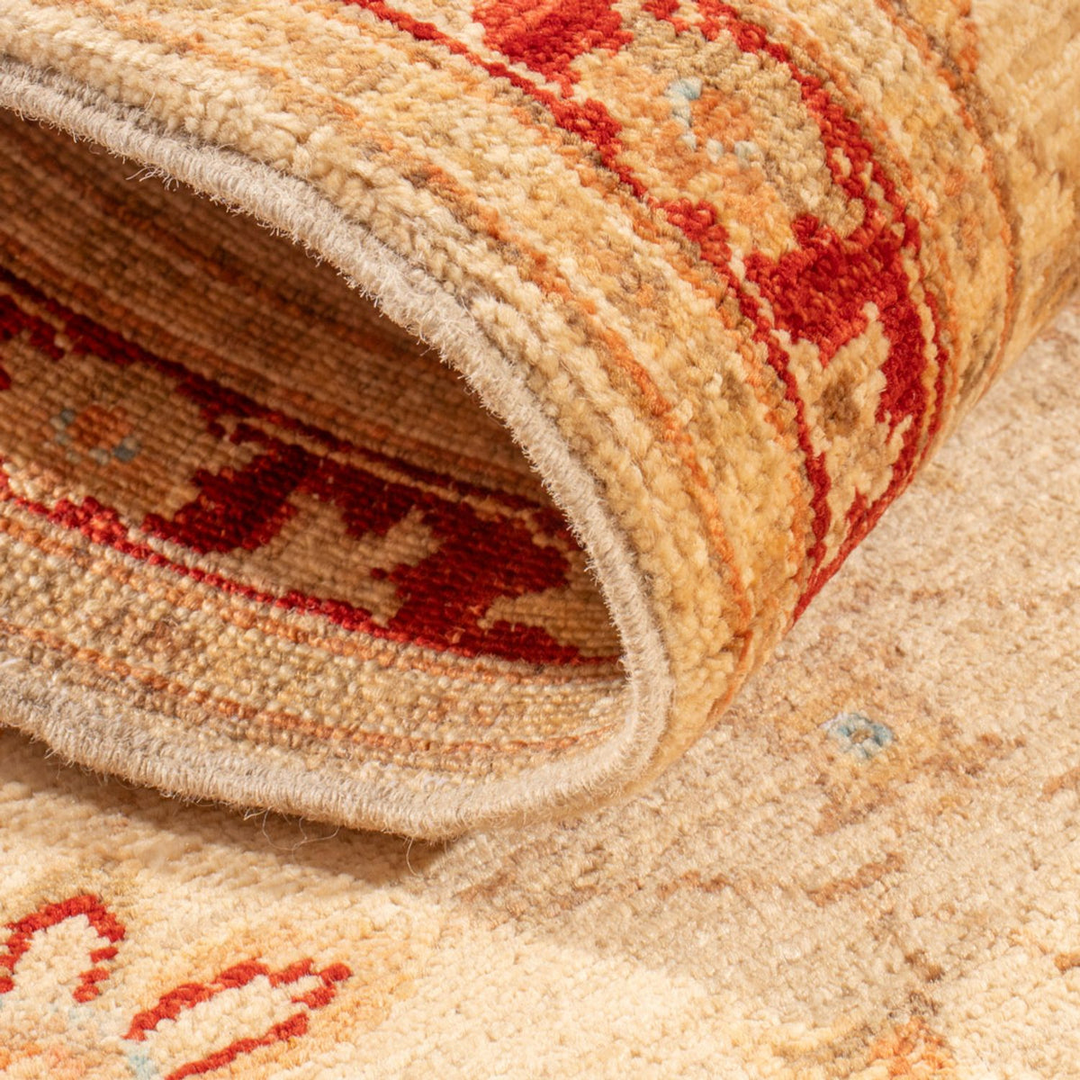 Alfombra de pasillo Alfombra Ziegler - 146 x 50 cm - beige