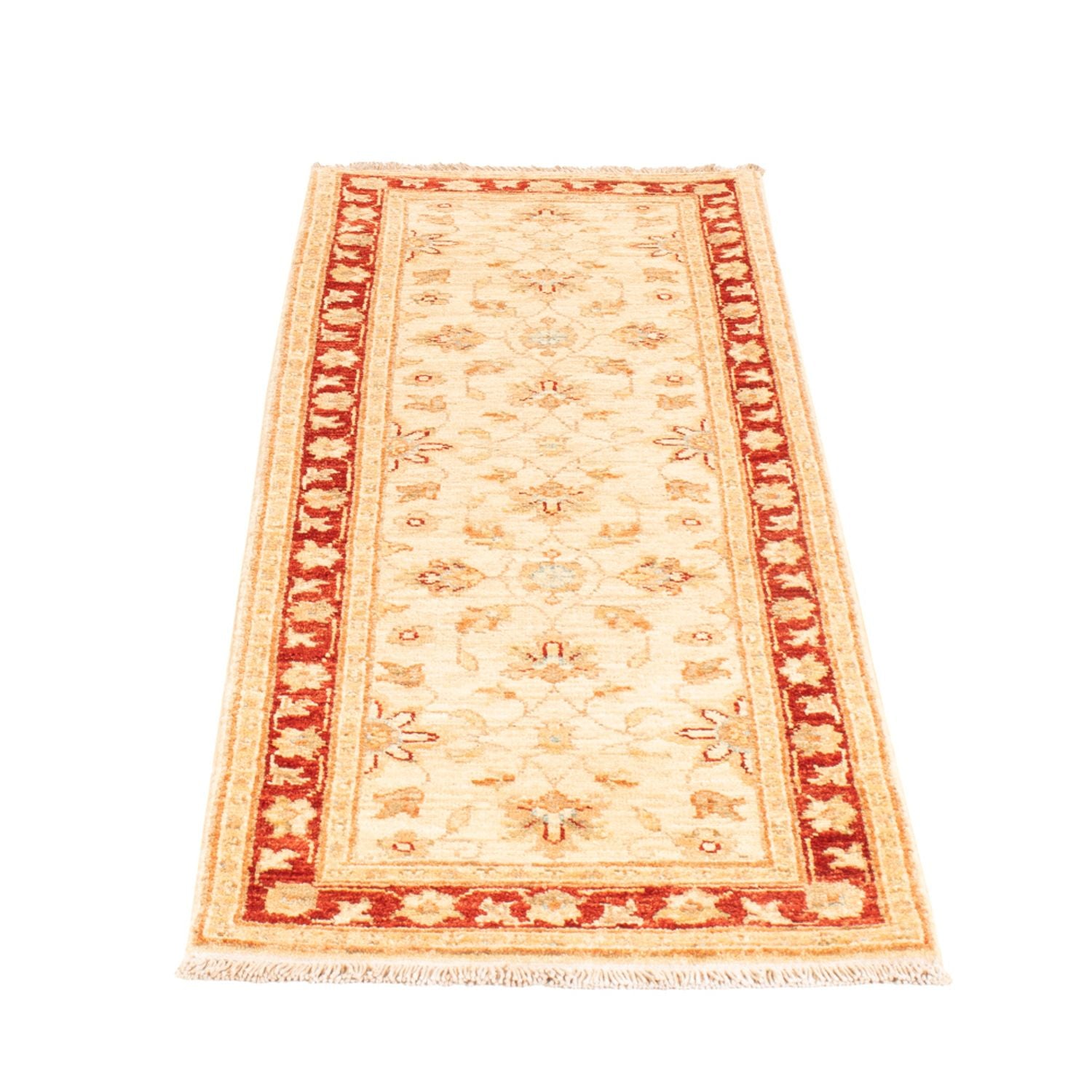 Alfombra de pasillo Alfombra Ziegler - 144 x 53 cm - beige