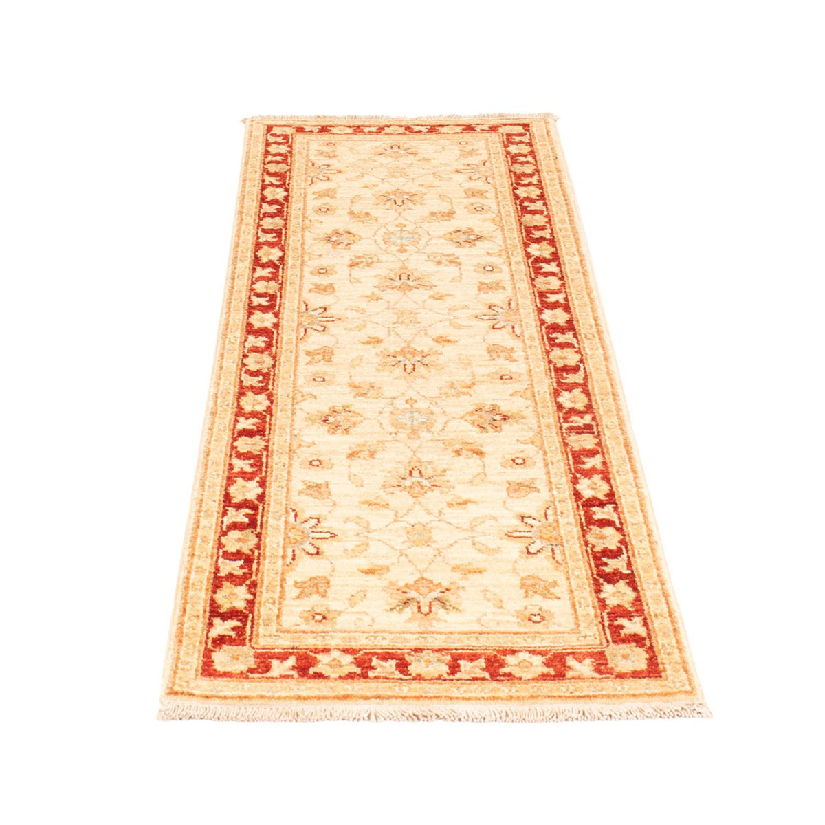 Alfombra de pasillo Alfombra Ziegler - 144 x 48 cm - beige