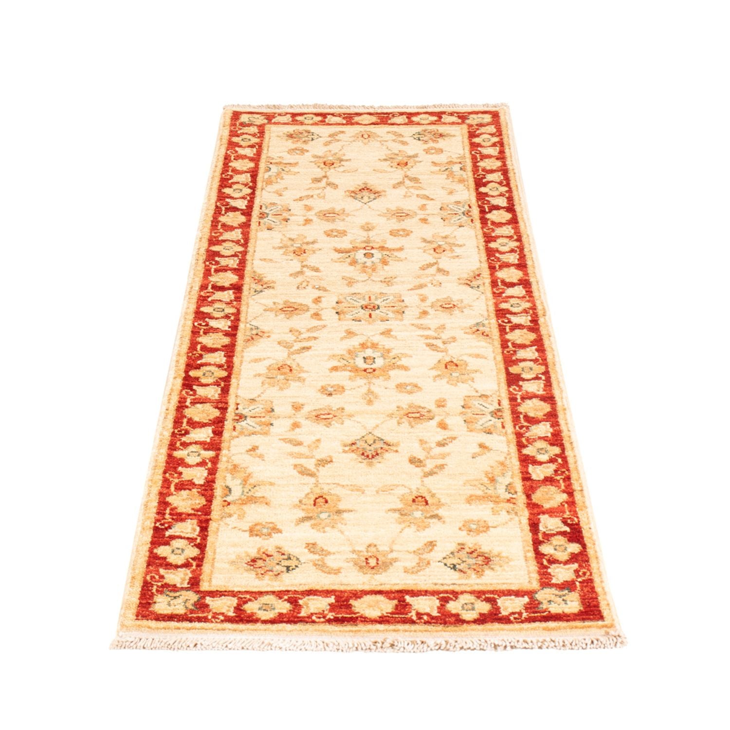 Alfombra de pasillo Alfombra Ziegler - 144 x 49 cm - beige