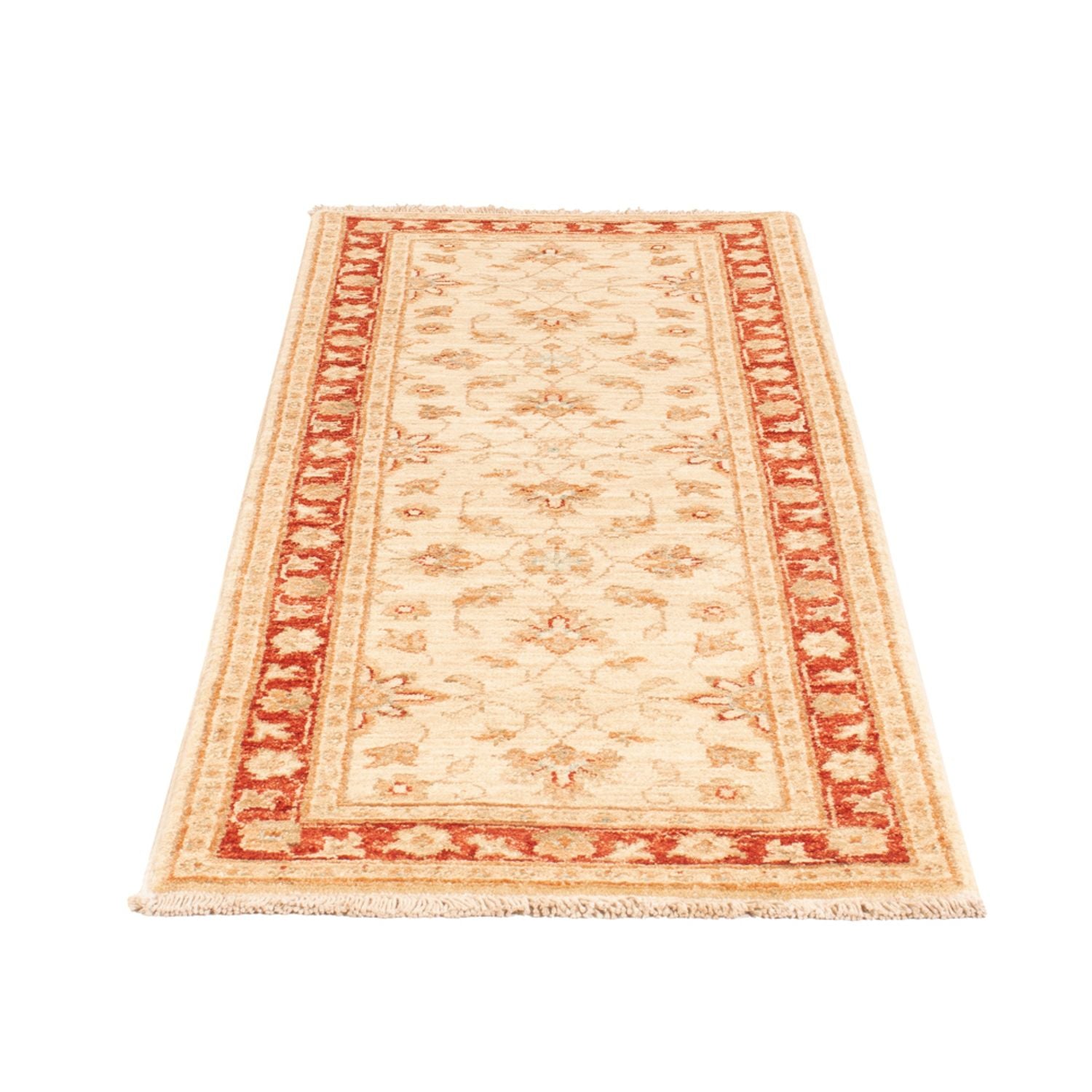 Alfombra de pasillo Alfombra Ziegler - 144 x 51 cm - beige