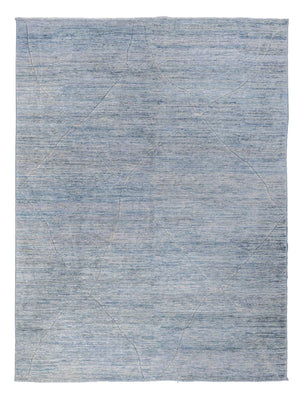 Alfombra Ziegler - Moderna - 360 x 274 cm - azul petróleo