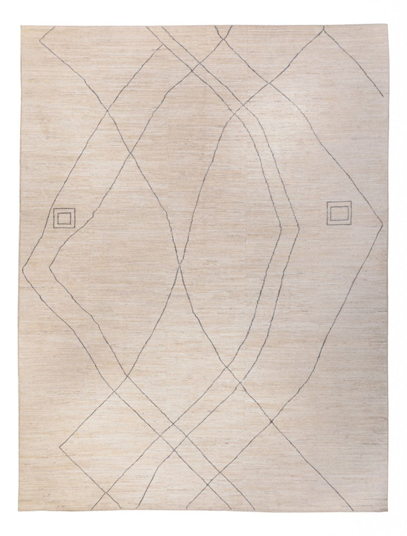 Alfombra de diseño - 410 x 310 cm - azul claro