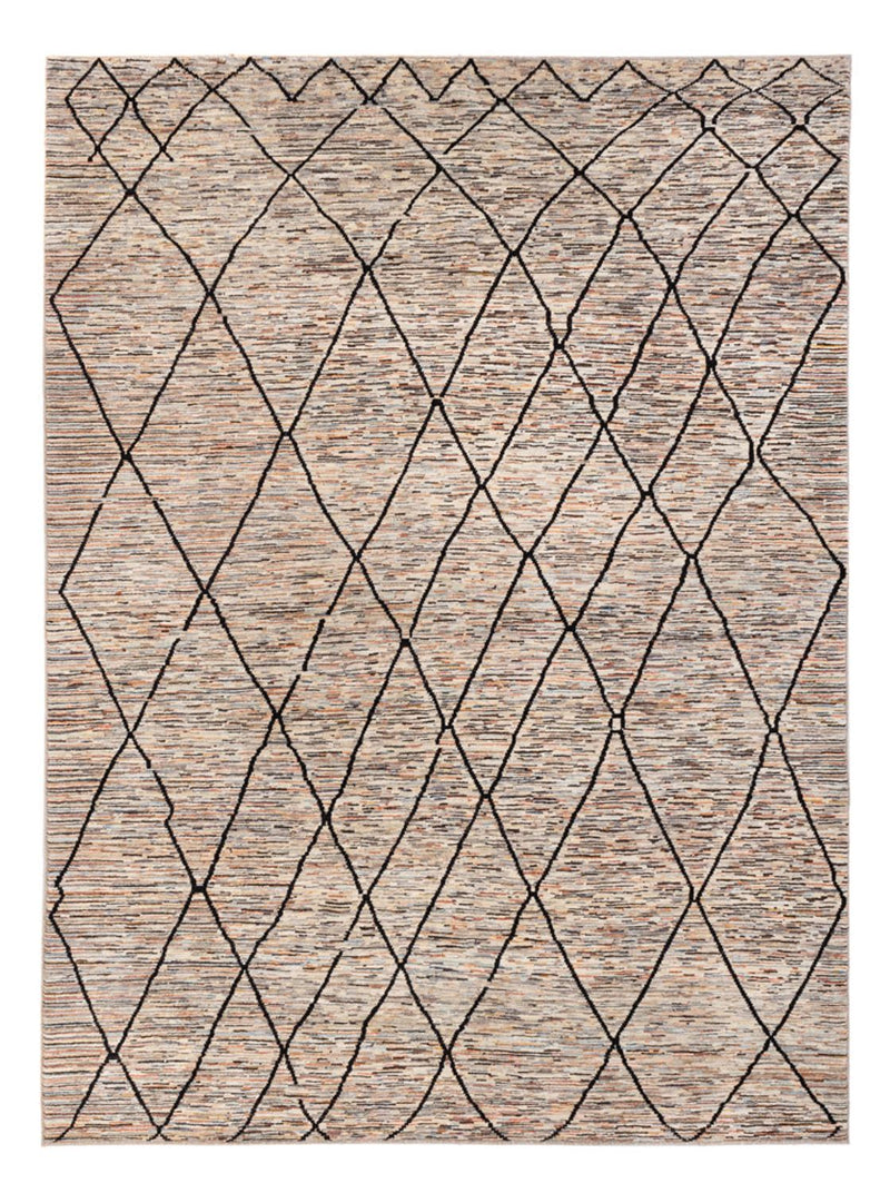 Alfombra de diseño - 284 x 218 cm - beige oscuro