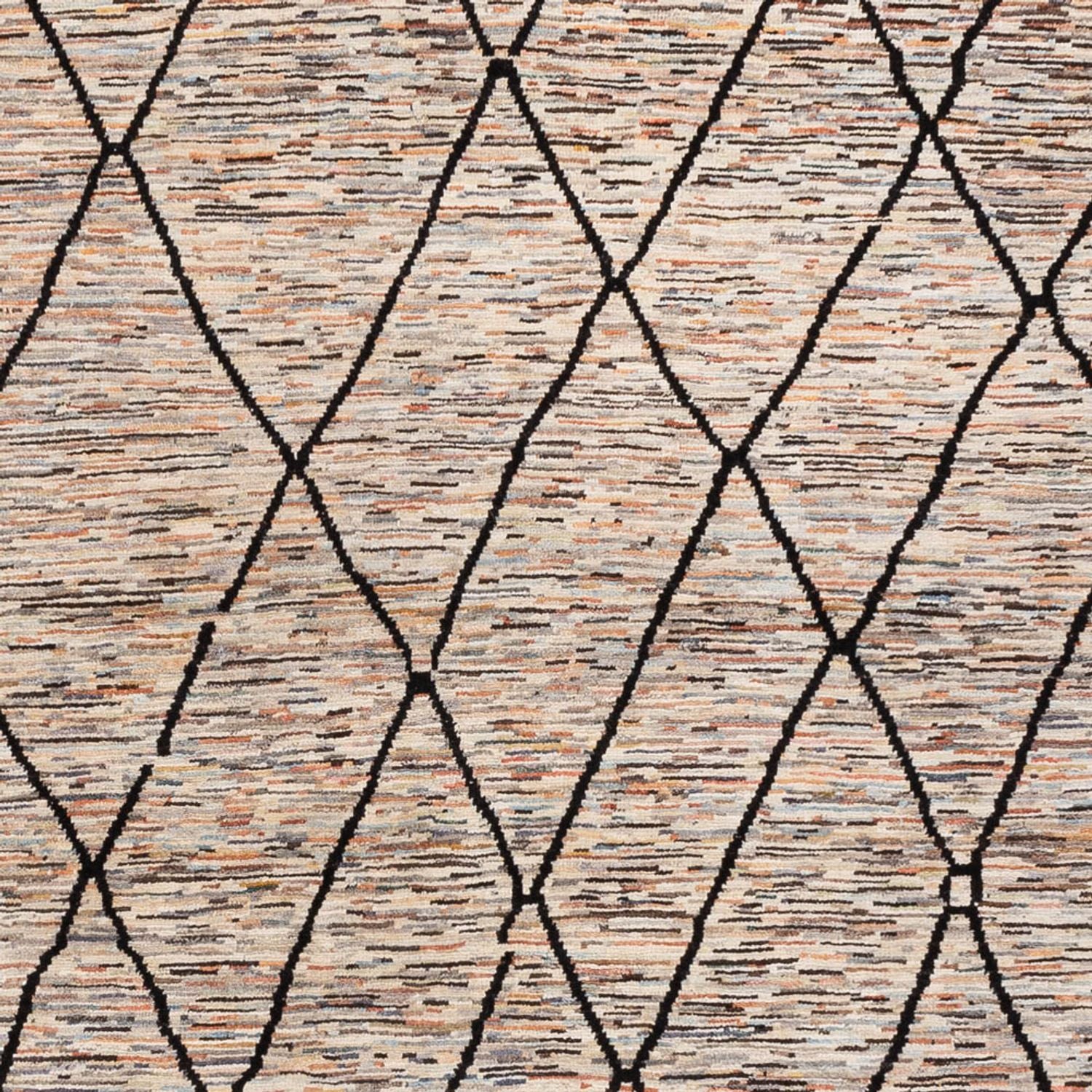 Alfombra de diseño - 284 x 218 cm - beige oscuro